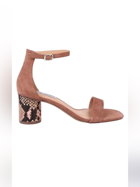 Steve Madden Shoes - New! Rare STEVE MADDEN Regard Suede Block Animal Print Heel Strappy Sandals